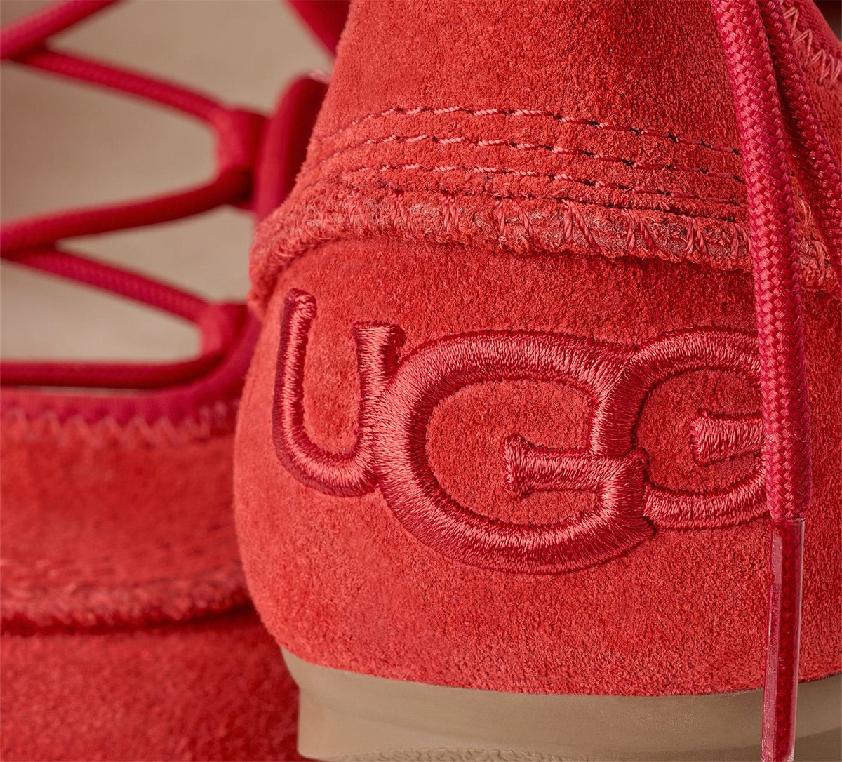 UGG QUILLBALLETSNEAKER in RED view 8