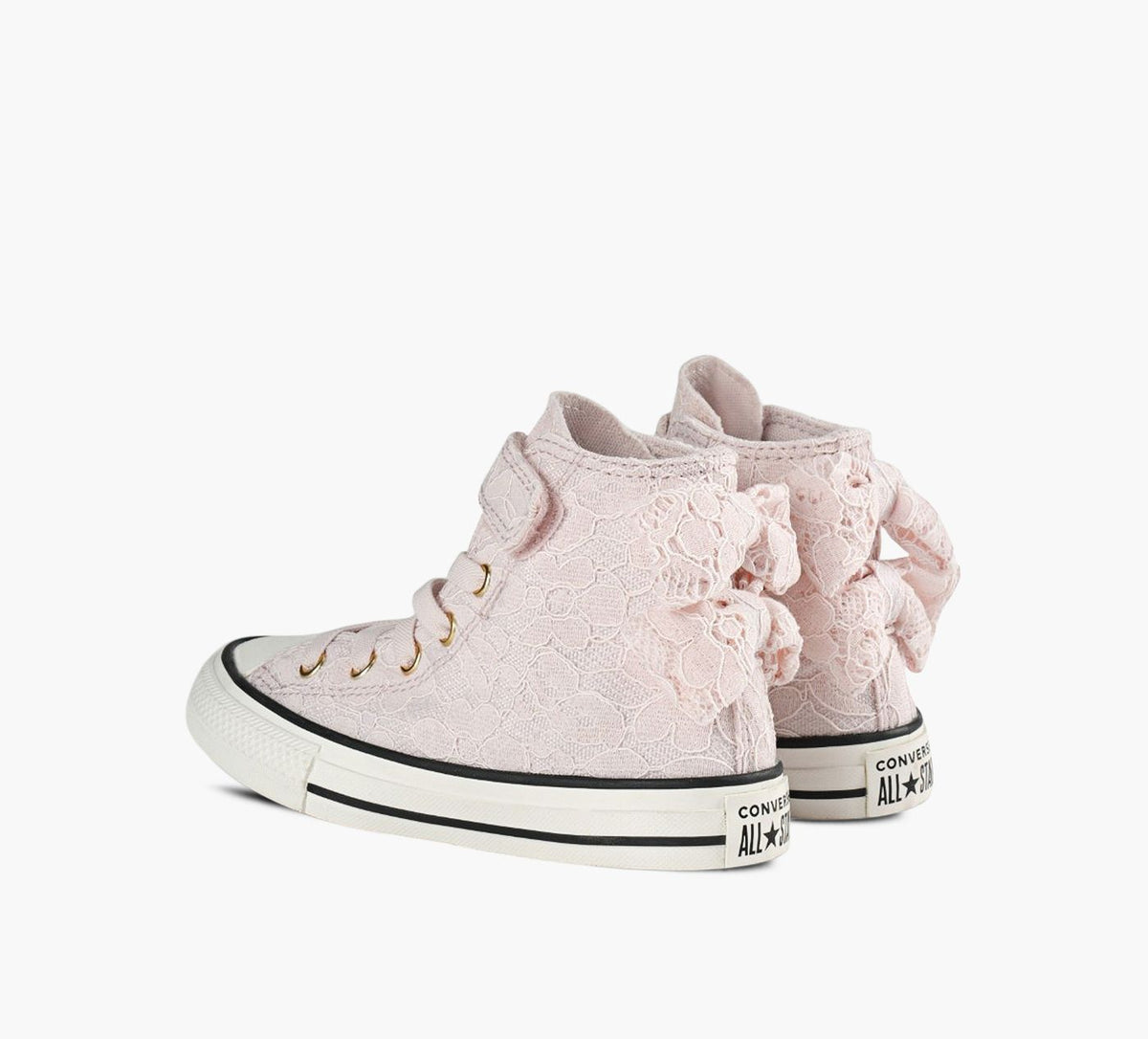 CONVERSE CHUCKTAYLORALLSTARBOWSANDLACE in LIGHT PINK view 3
