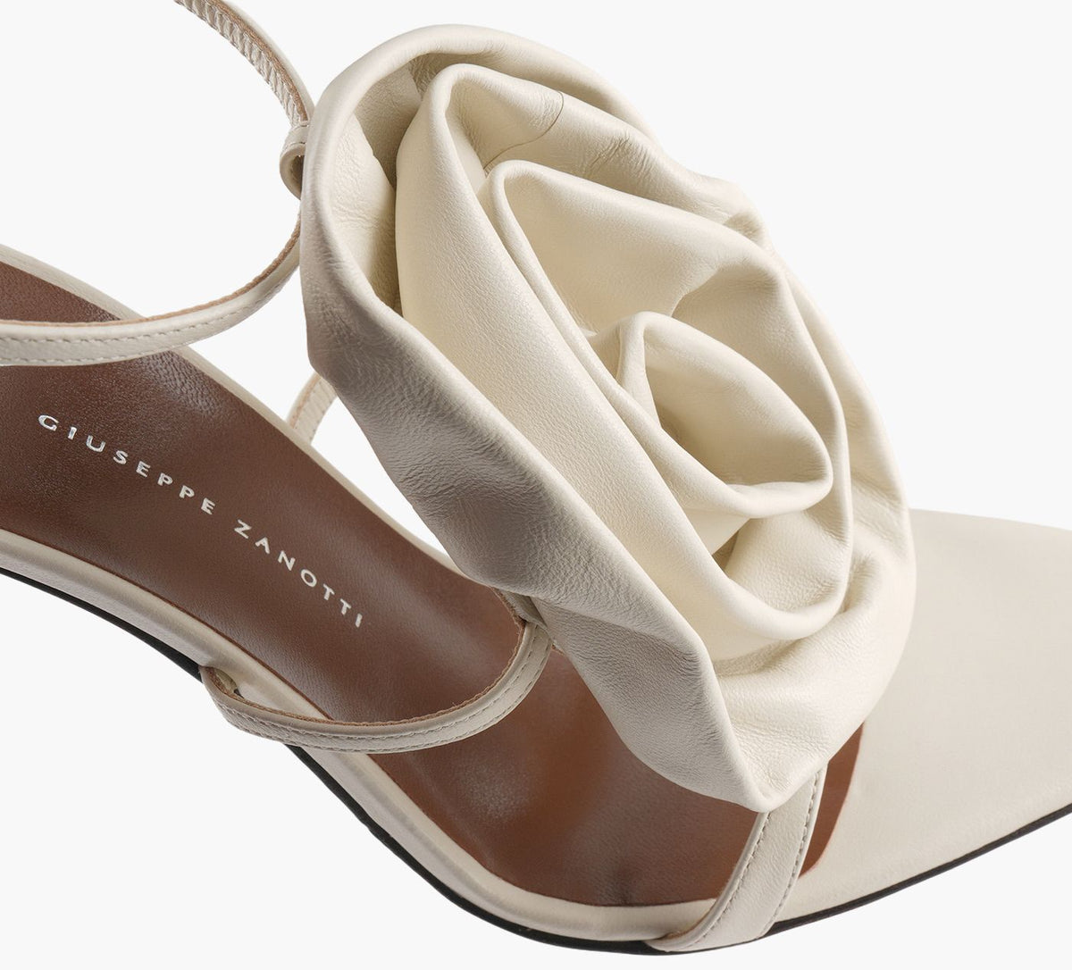 GIUSEPPE ZANOTTI SANDALECURSEDFLOWER en BEIGE vue 1b