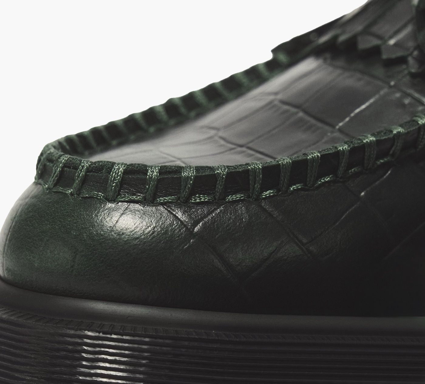 Dr. Martens | ADRIAN | GREEN ATLAS CROC EMBOSS | Men – Browns Shoes