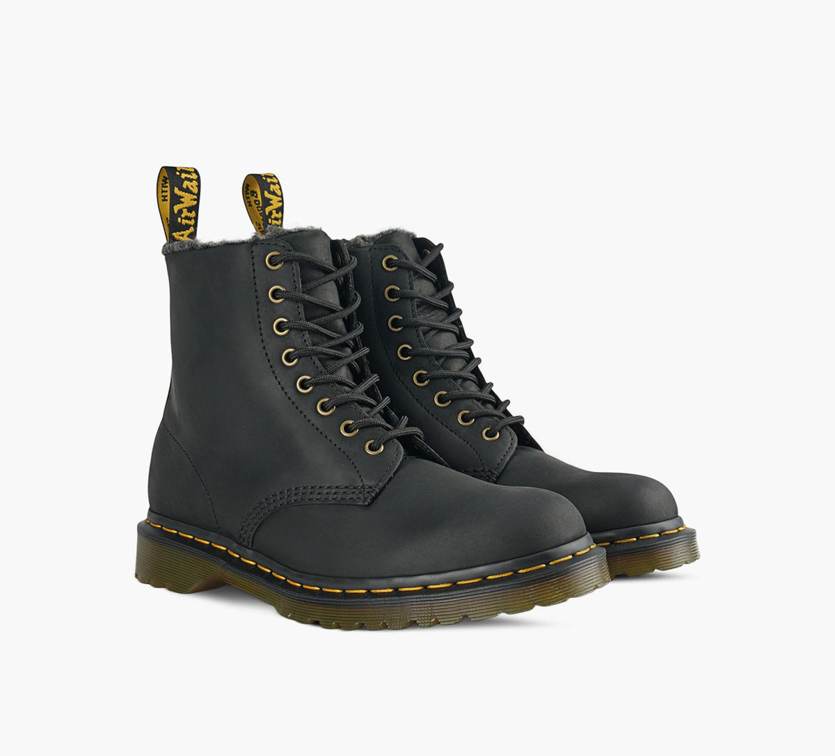 DR. MARTENS 1460WARMLINED in BLACK view 2