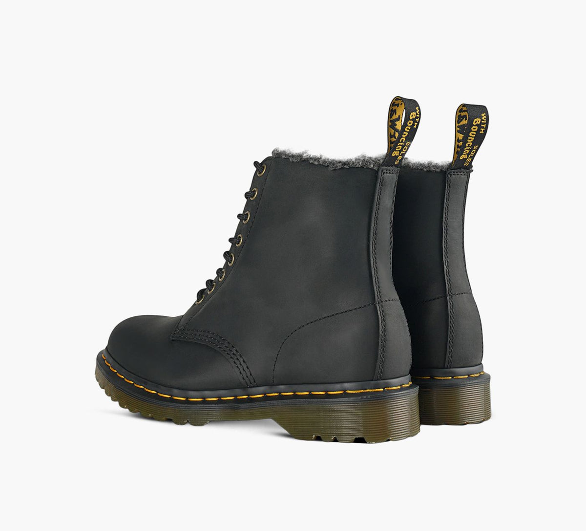 DR. MARTENS 1460WARMLINED in BLACK view 3