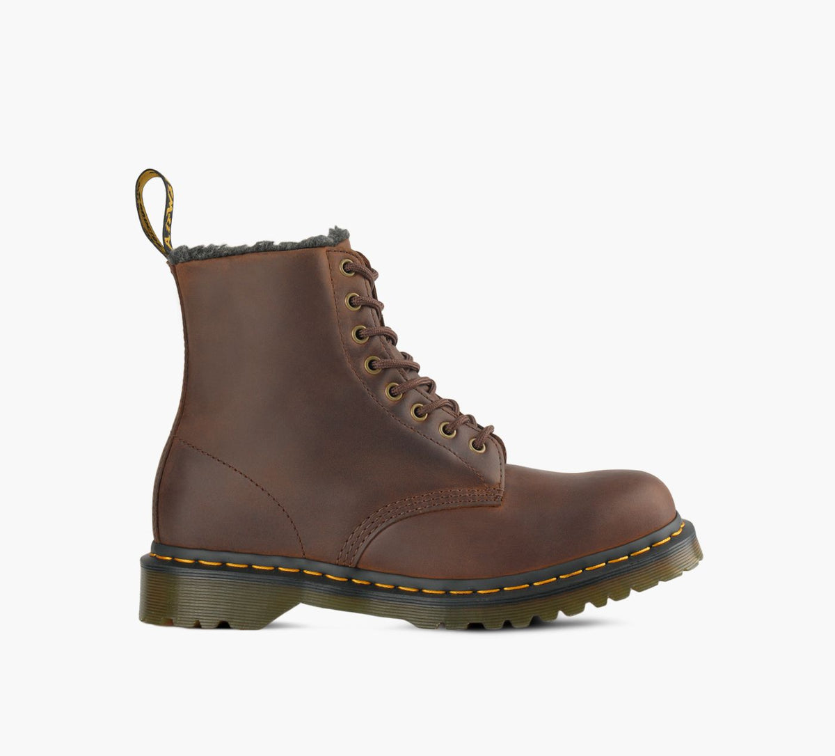 DR. MARTENS 1460WARMLINED in BROWN