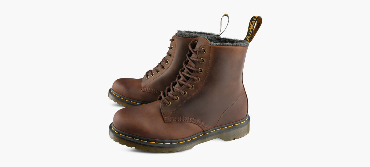 DR. MARTENS 1460WARMLINED in BROWN view 4