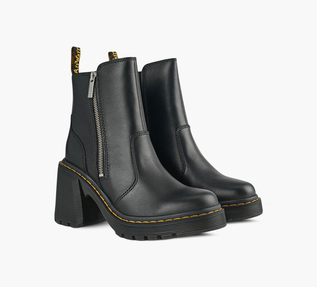 DR. MARTENS CHESNEYFERMETURECLAIR en NOIR vue 2