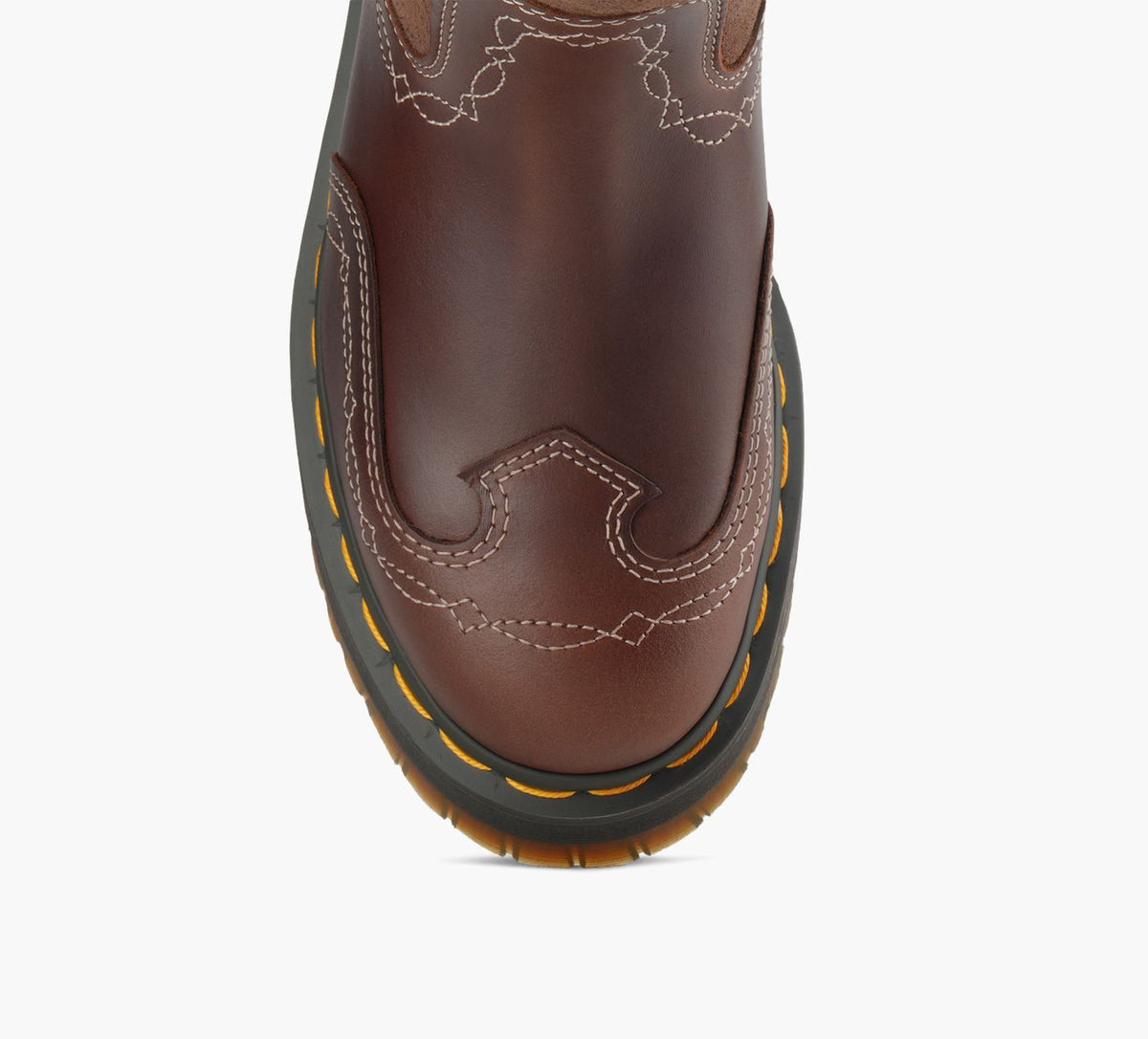 DR. MARTENS DESERTRODEOQUADMIDLEATHERSUEDEBOOT in BROWN view 5