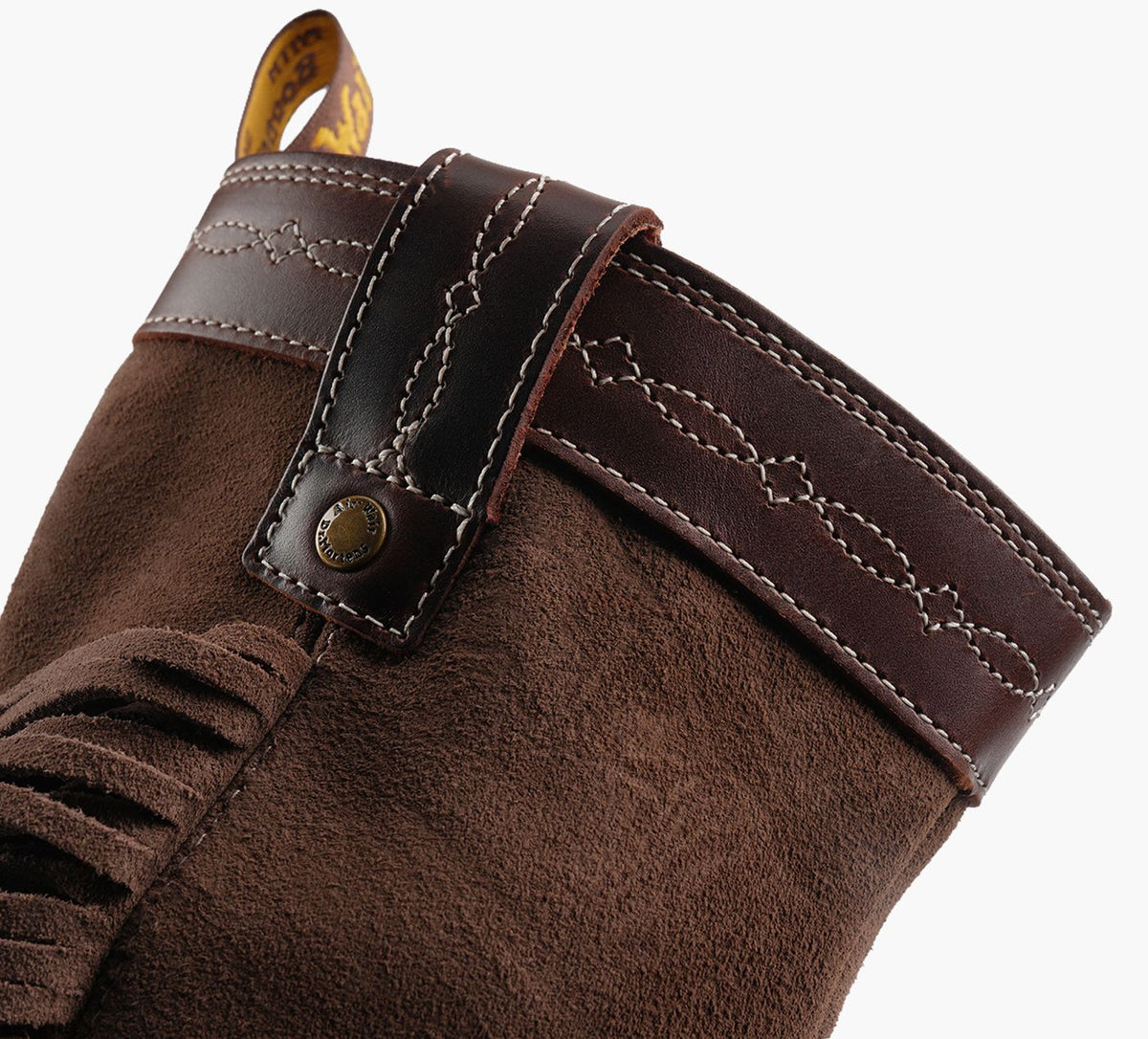 DR. MARTENS DESERTRODEOQUADMIDLEATHERSUEDEBOOT in BROWN view 8