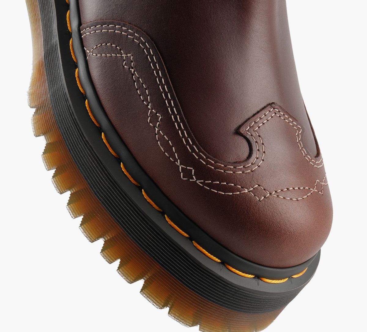 DR. MARTENS DESERTRODEOQUADMIDLEATHERSUEDEBOOT in BROWN view 9