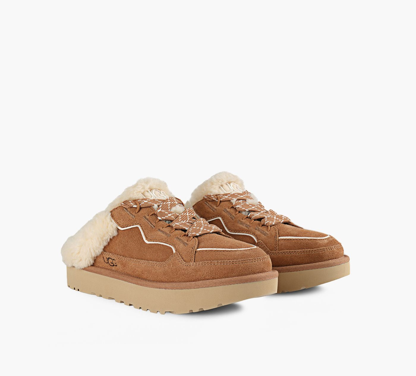 UGG LOWMELMULE in TAN view 2
