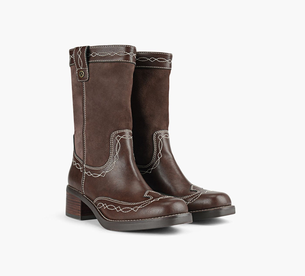 WISHBONE WILMA en BRUN vue 2