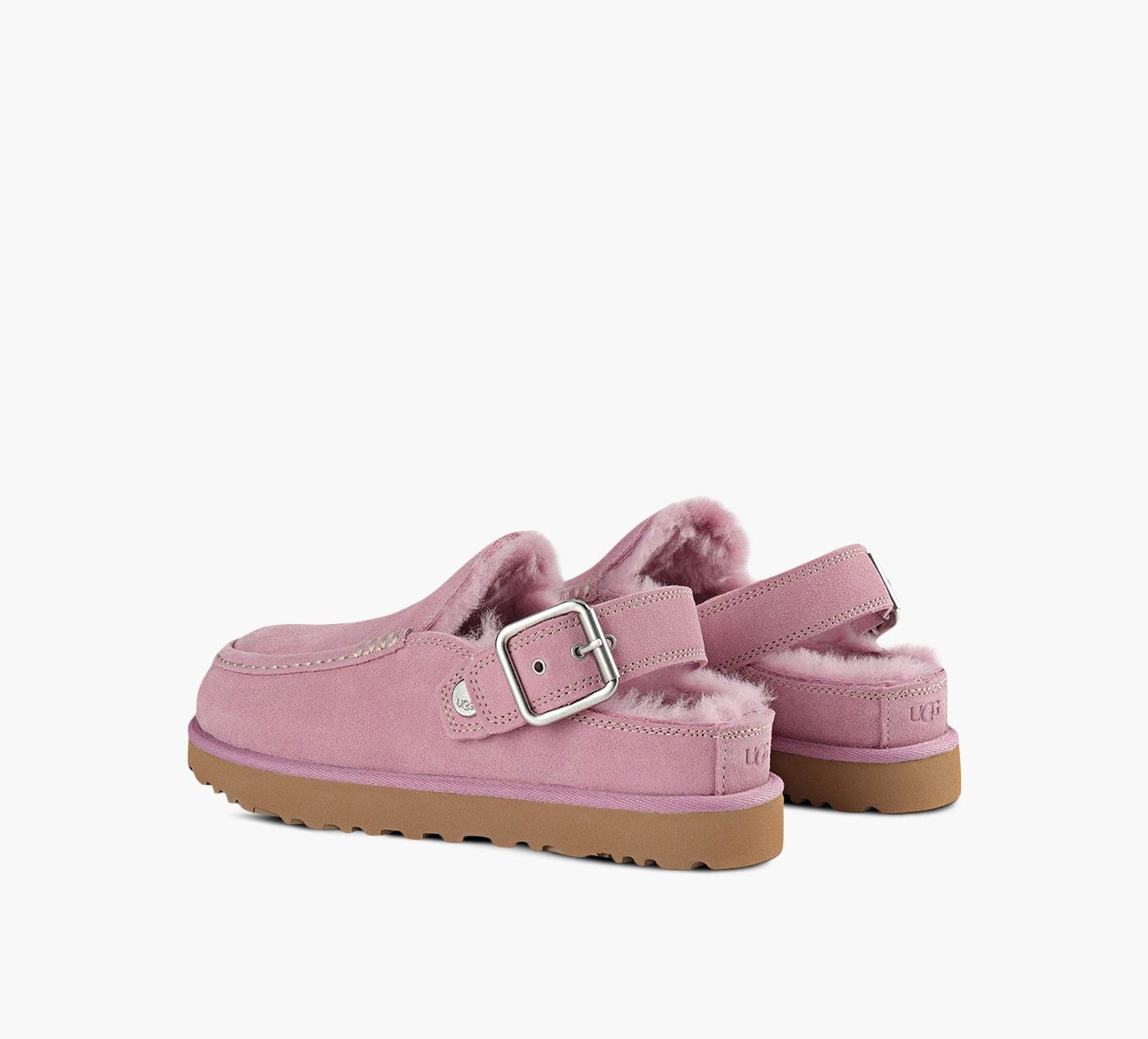 UGG MULEGOLDENSTAREVELINA en FUCHSIA vue 3