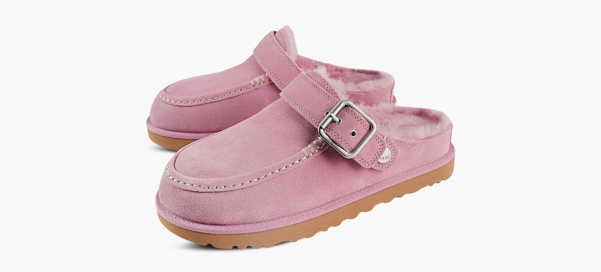 UGG MULEGOLDENSTAREVELINA en FUCHSIA vue 4