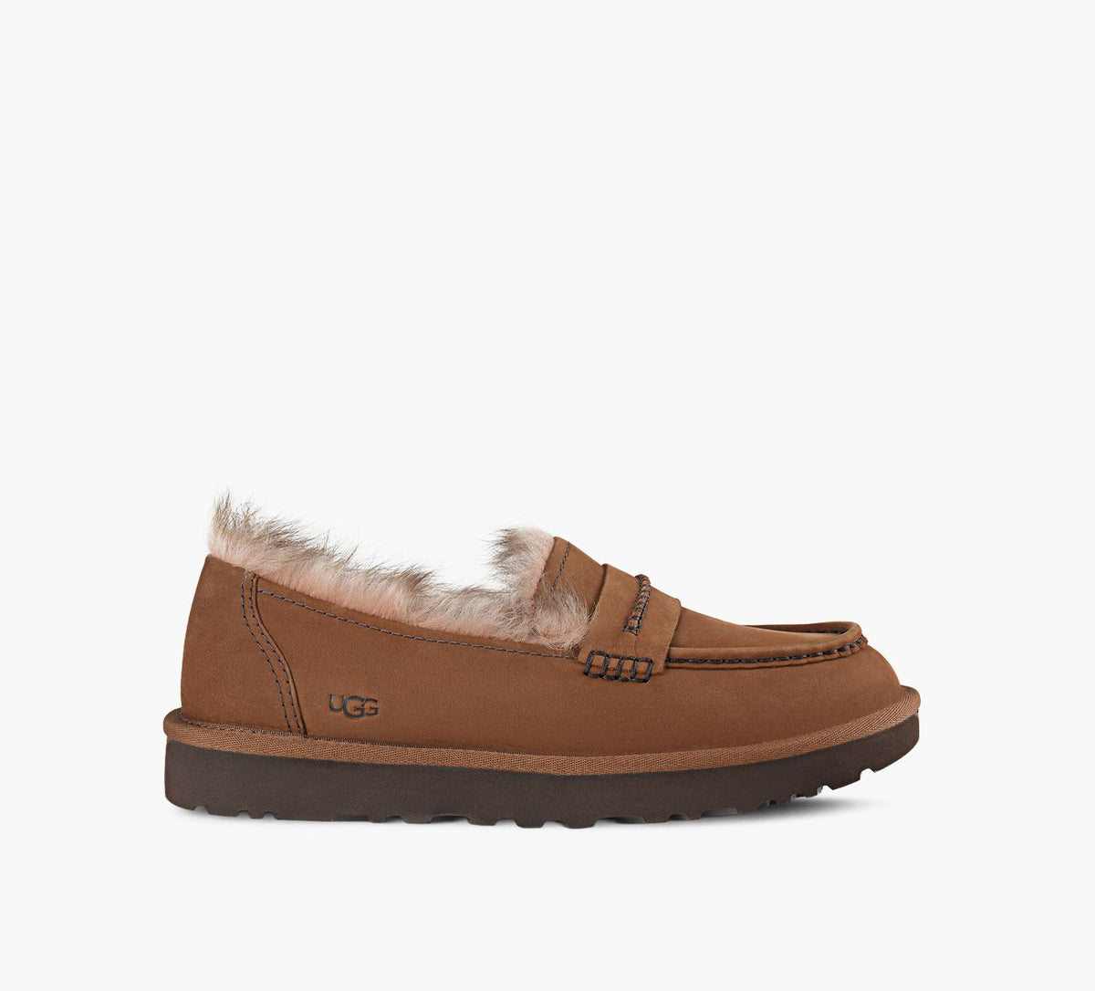 UGG ELLISNUBUCKLOAFER in TAN