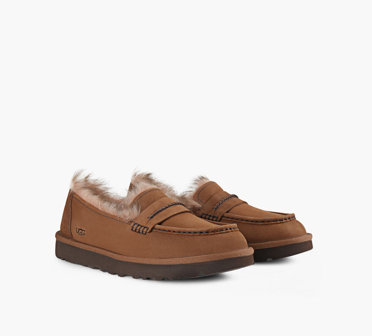 UGG FLNEURELLISENNUBUCK en TAN vue 2