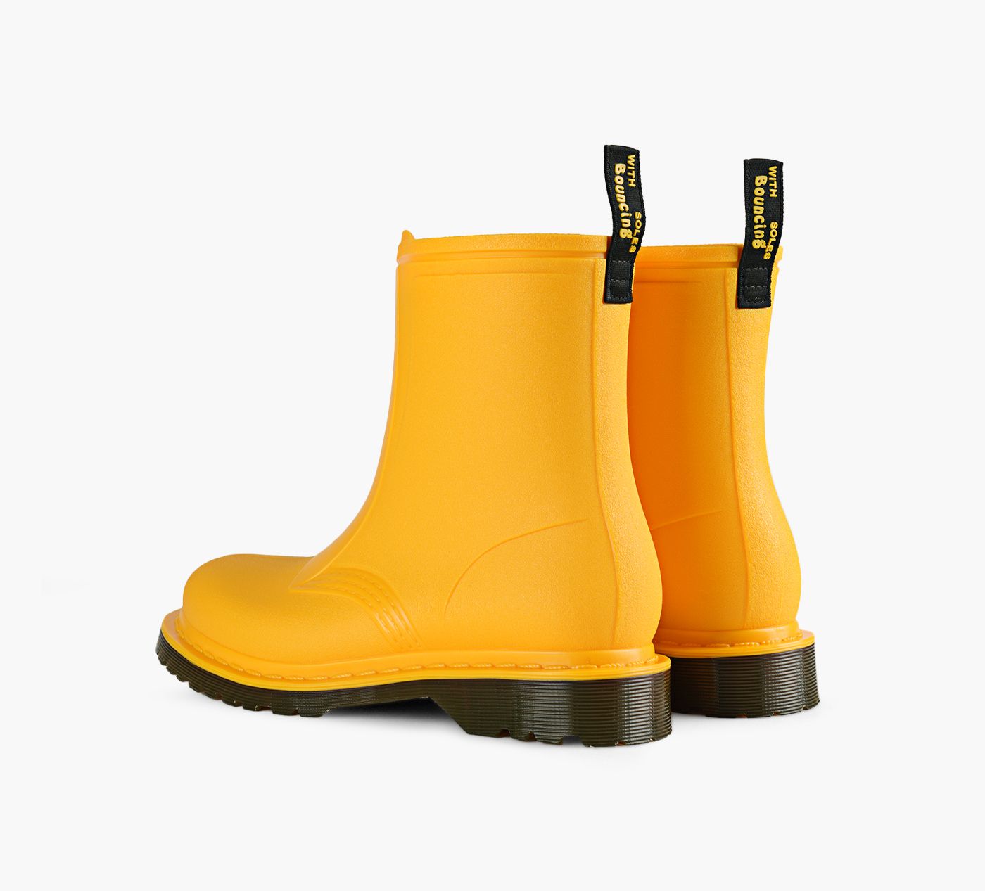 DR. MARTENS BOTTESENFILER1460RAIN en JAUNE vue 3