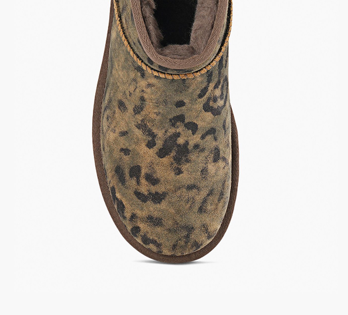 UGG CLASSICULTRAMINISPOTTED en TAN vue 1c