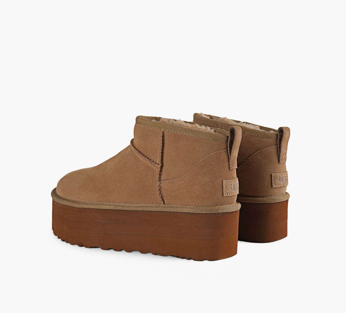 UGG CLASSICULTRAMINIPLATEFORME en BRONZE vue 3