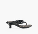 MELISSA MELISSAxGANNIKITTENHEELTHONG in BLACK
