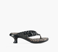 MELISSA MELISSAxGANNIKITTENHEELTHONG in BLACK