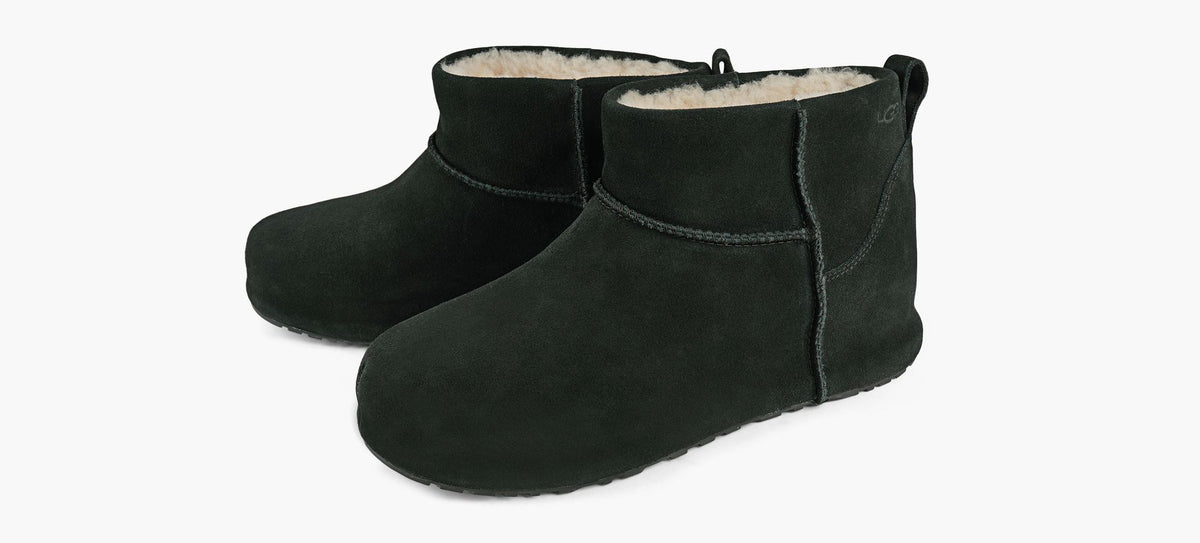 UGG CLASSICMINIENWRAP in BLACK view 4