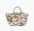 GANNI XXLSHOPPERZEBRA in TAN