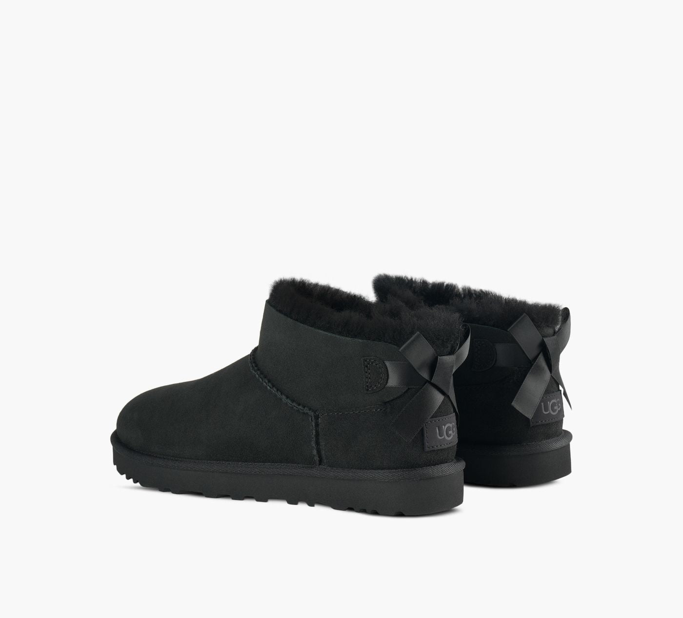 UGG ULTRAMINIBAILEYBOW en NOIR vue 3