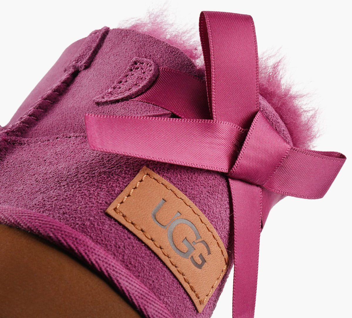 UGG ULTRAMINIBAILEYBOW in PURPLE view 1b