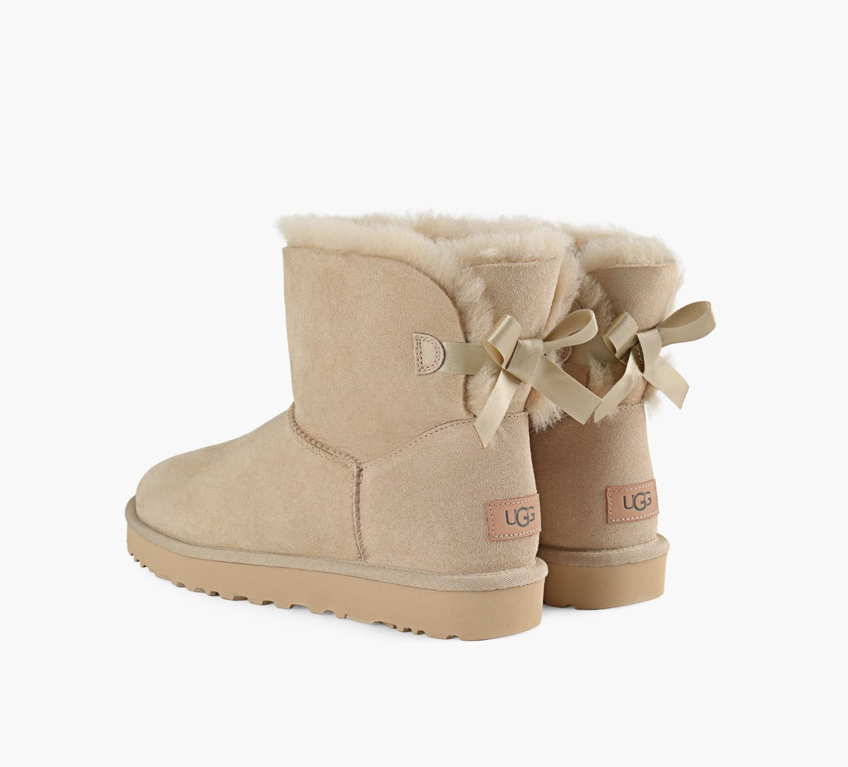 UGG MINIBAILEYBOWII in BEIGE view 3