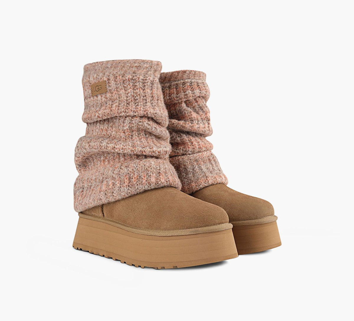 UGG CLASSICMINIDIPPERLEGWARMER in BRONZE view 2
