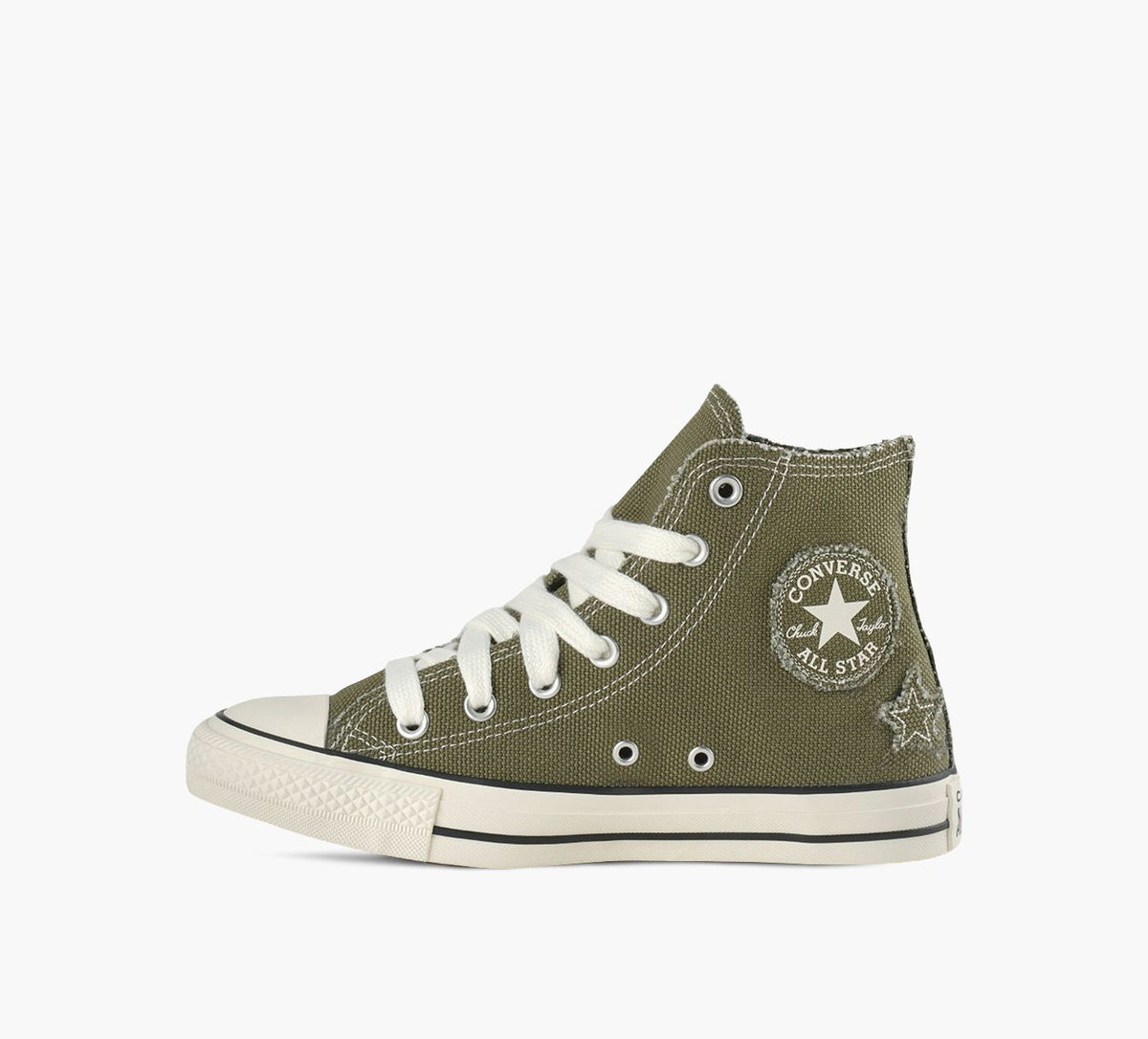 CONVERSE CHUCKTAYLORALLSTARDISTRESSEDTOILES en KHAKI vue 7