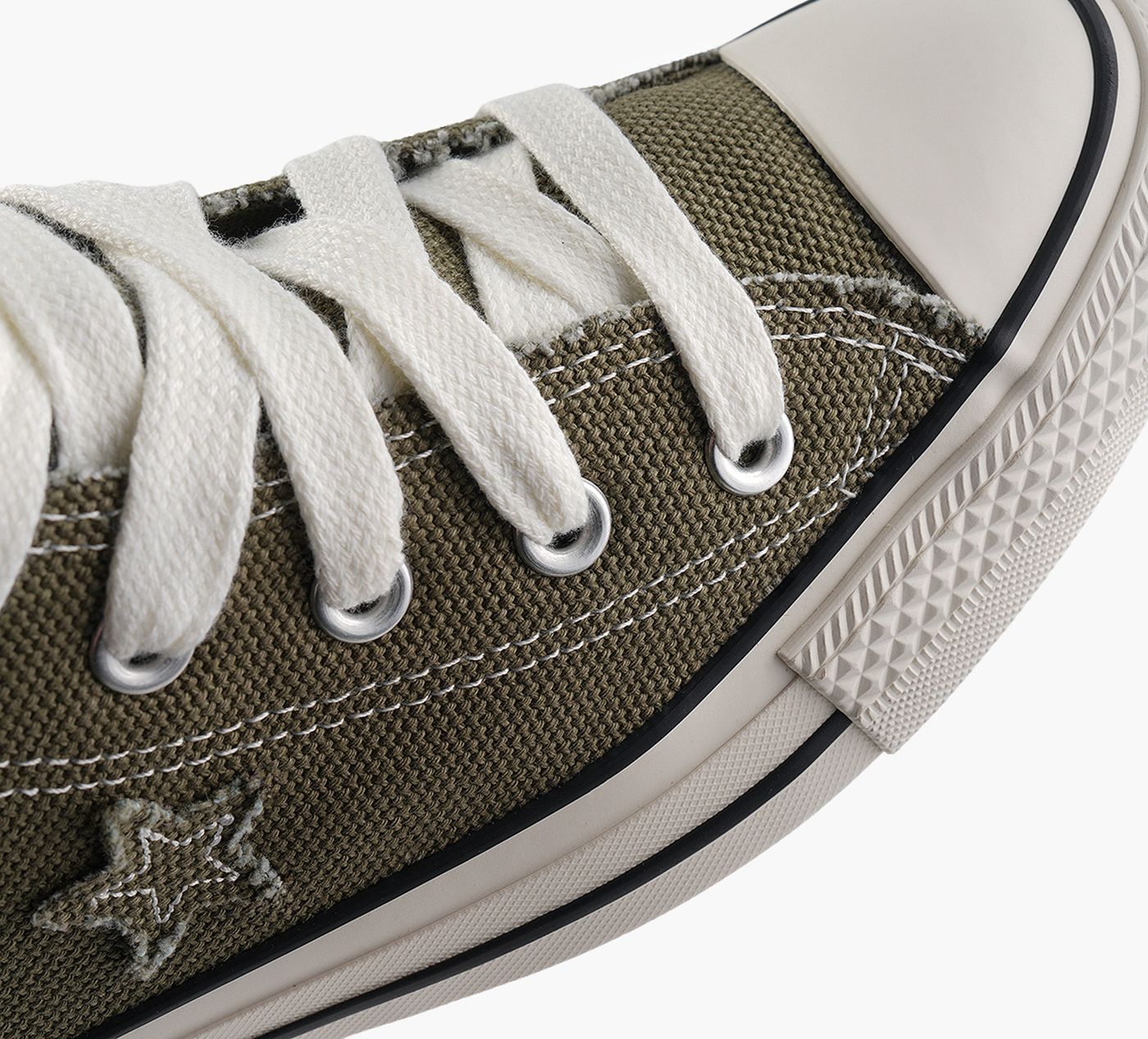 CONVERSE CHUCKTAYLORALLSTARDISTRESSEDTOILES en KHAKI vue 8