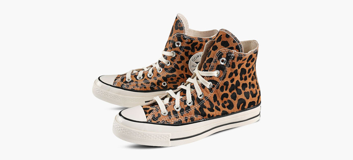 CONVERSE CHUCK70LOPARD en TAN vue 4