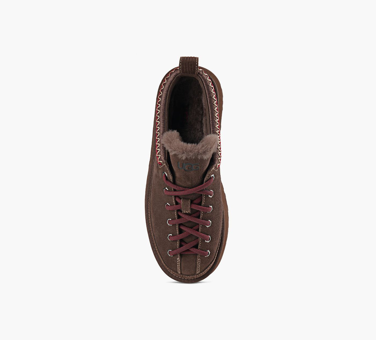 UGG PANTOUFLELACERHERITAGE en BRUN vue 1c