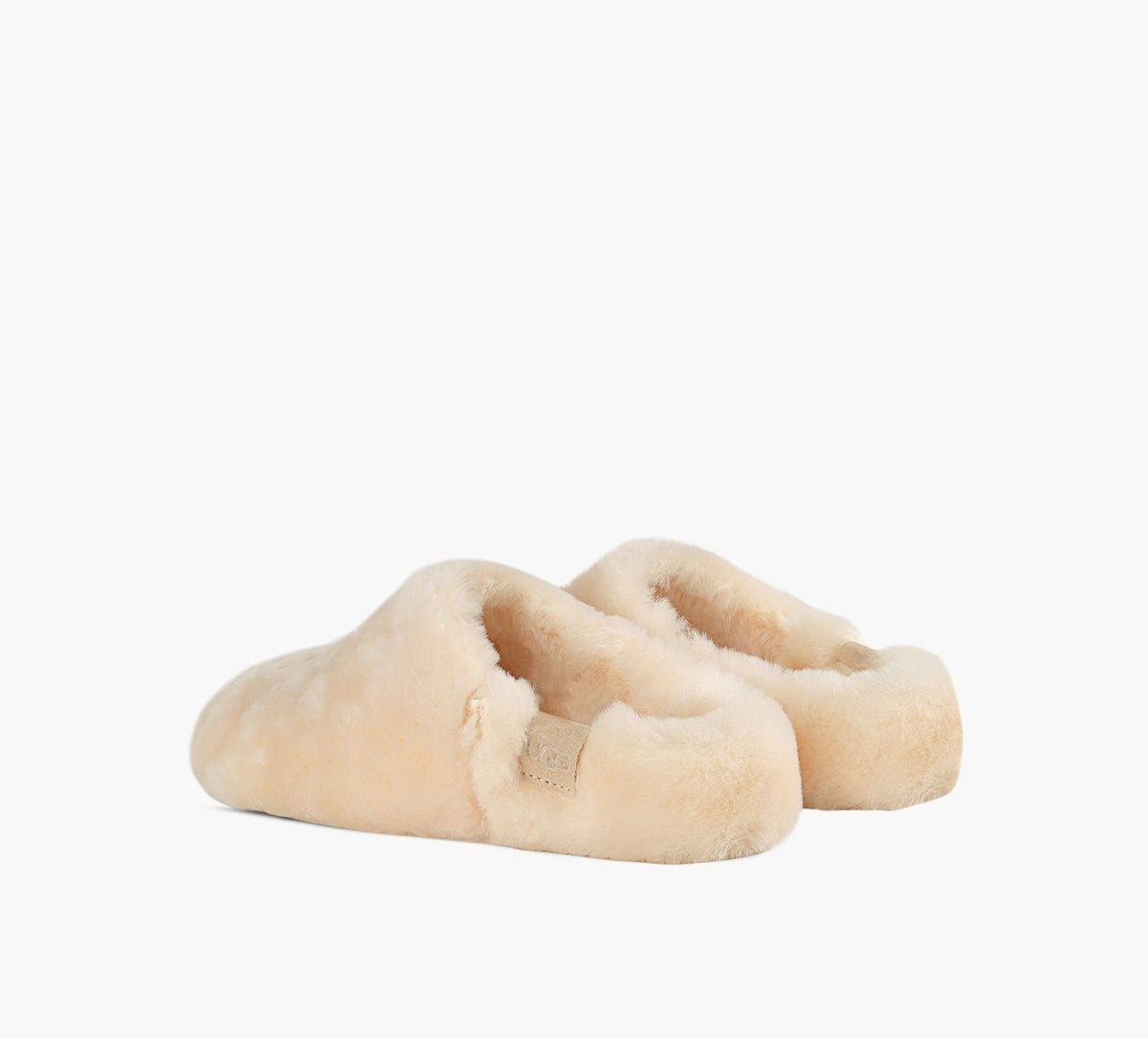 UGG PANTOUFLEFLUFFEELEA en BEIGE vue 3