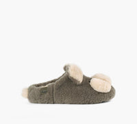 UGG PANTOUFLEELEAHOP en GRIS