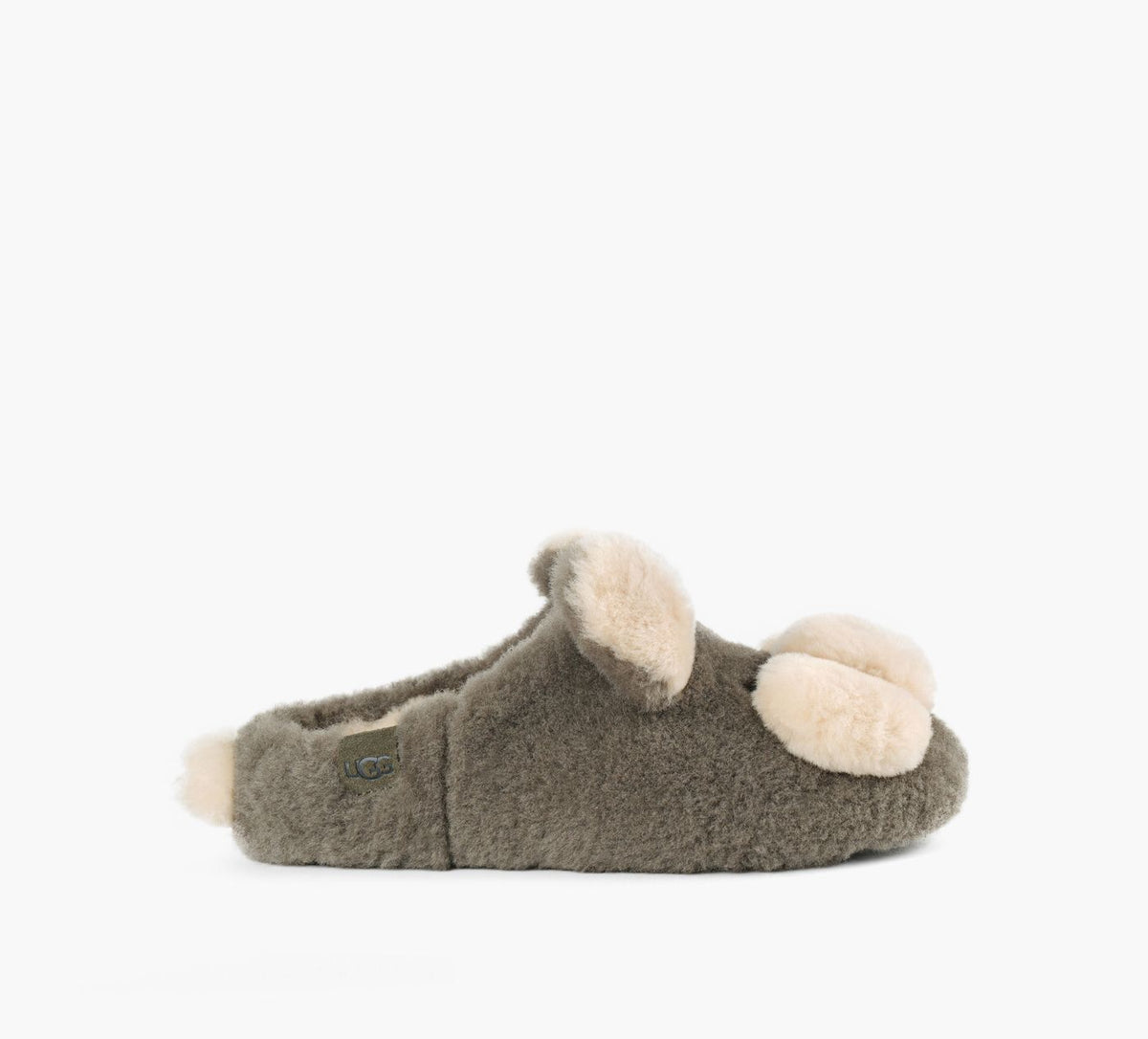 UGG PANTOUFLEELEAHOP en GRIS