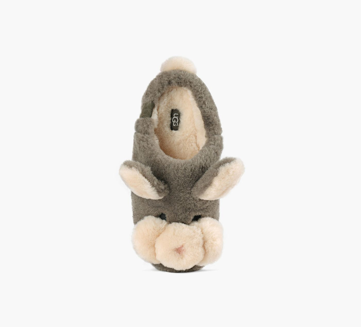 UGG PANTOUFLEELEAHOP en GRIS vue 1c