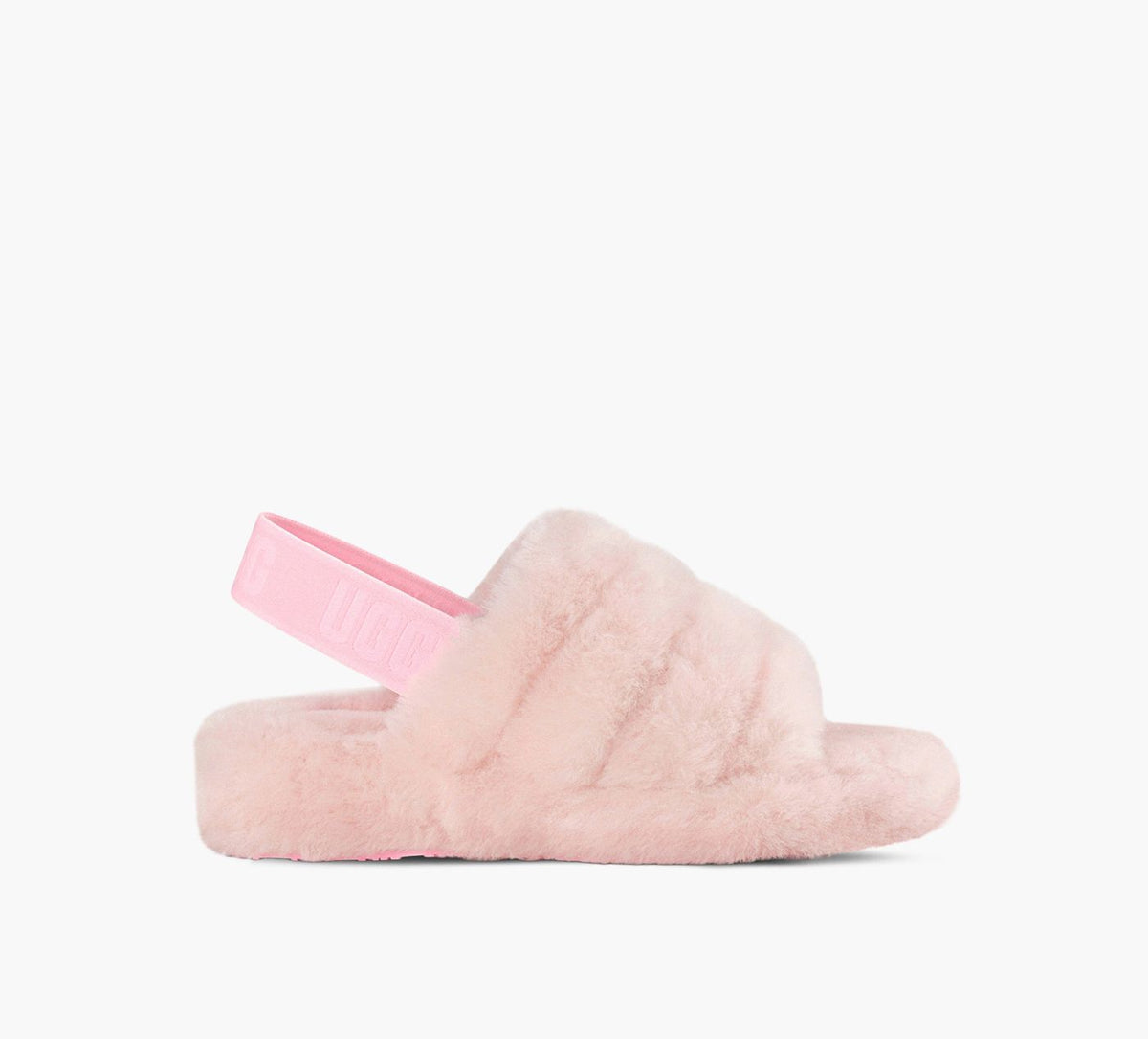 UGG SANDALEFLUFFYEAH en ROSE PALE