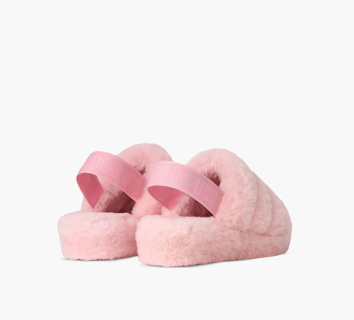 UGG FLUFFYEAHSLIDE in LIGHT PINK view 3