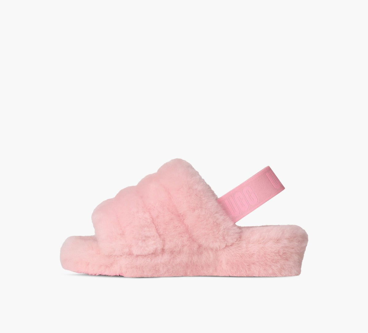 UGG FLUFFYEAHSLIDE in LIGHT PINK view 7