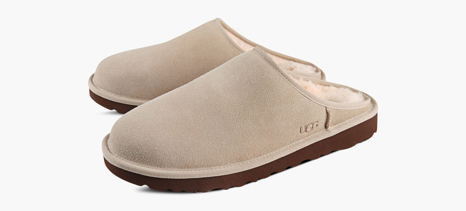 UGG PANTOUFLECLASSICENFILER en TAUPE vue 4