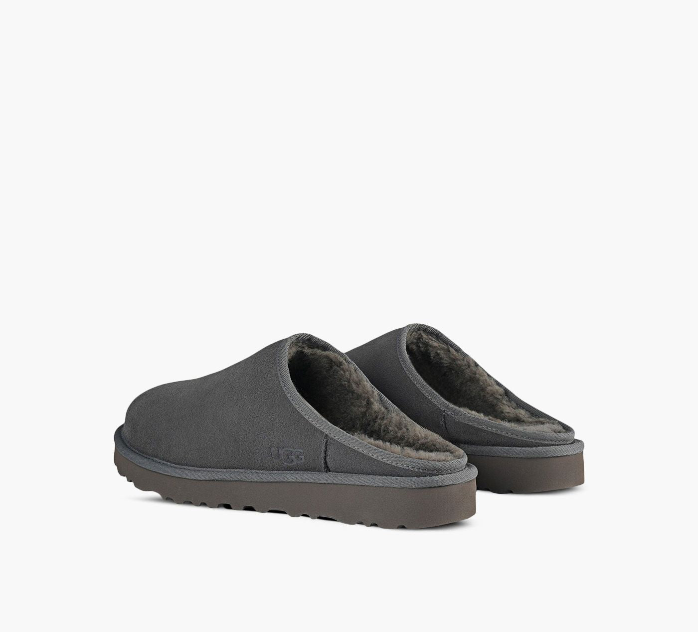 UGG PANTOUFLECLASSICENFILER en GRIS vue 3