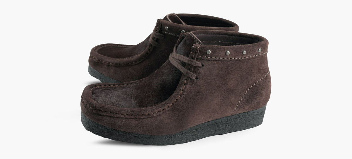 CLARKS ORIGINALS WALLABEEBOOT in BROWN view 4