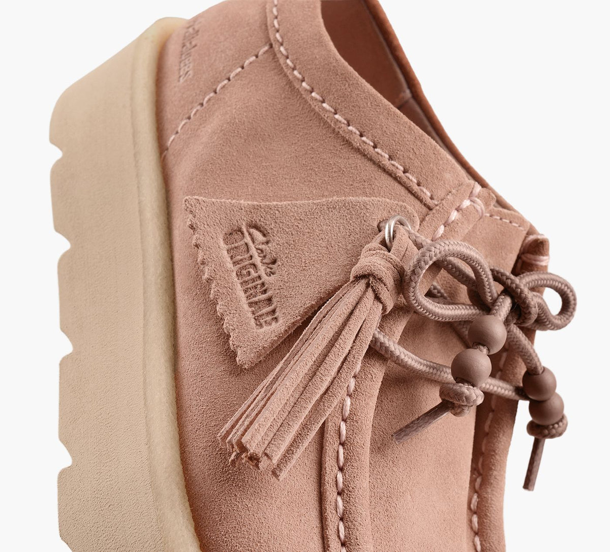 CLARKS ORIGINALS MEAREWALLA en ROSE PALE vue 1b