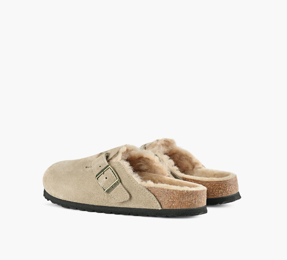 BIRKENSTOCK BOSTONSHEARLING in TAUPE view 3