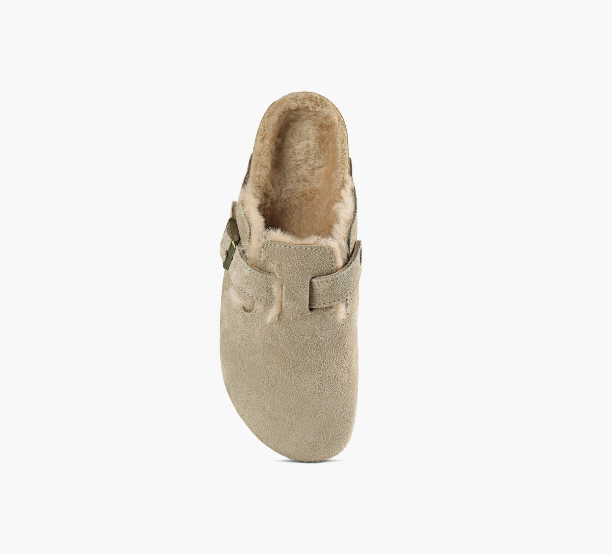 BIRKENSTOCK BOSTONSHEARLING in TAUPE view 1c