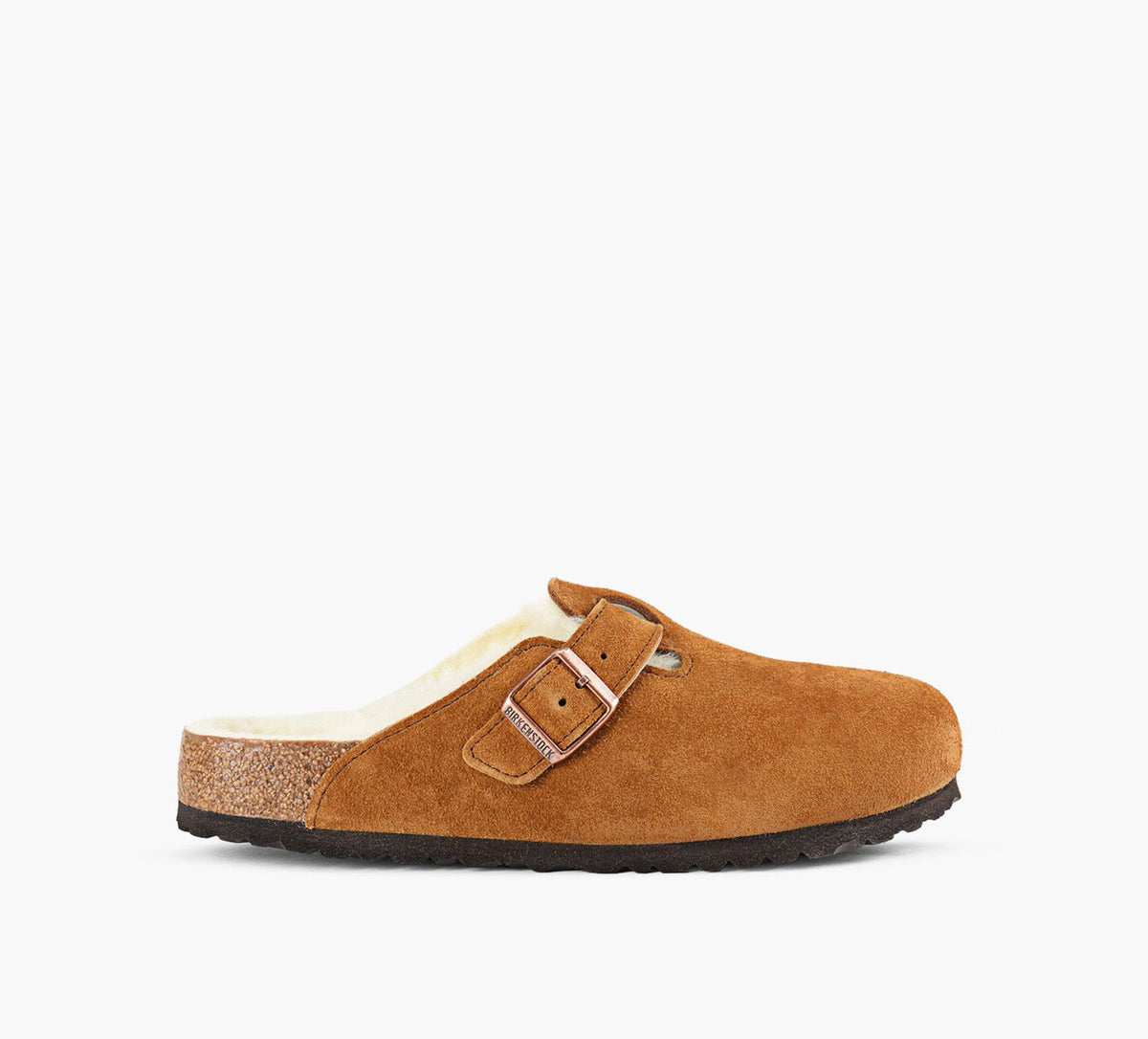 BIRKENSTOCK BOSTONENPEAURETOURNE en TAN
