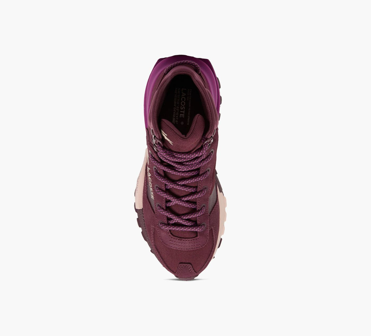 LACOSTE ELITEACTIVE in BURGUNDY view 5