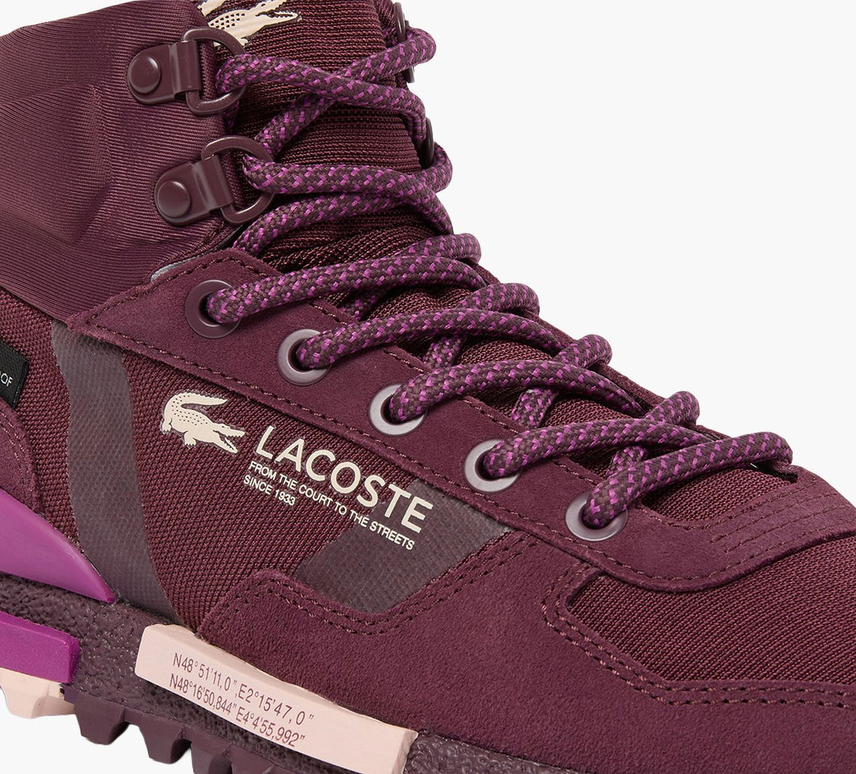 LACOSTE ELITEACTIVE in BURGUNDY view 7