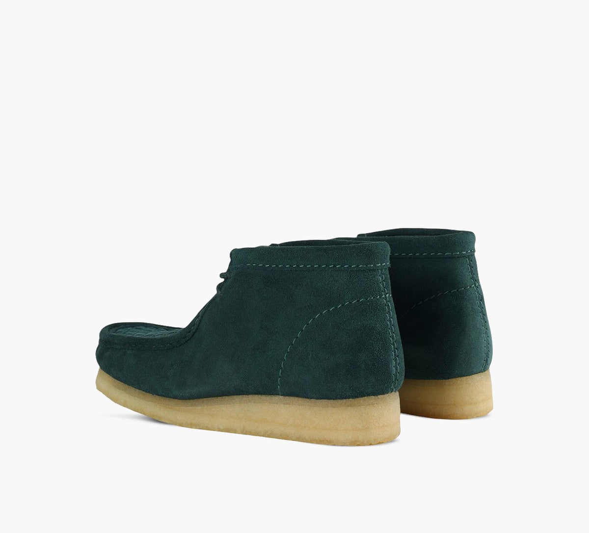 CLARKS ORIGINALS WALLABEEBOOT in GREEN view 3